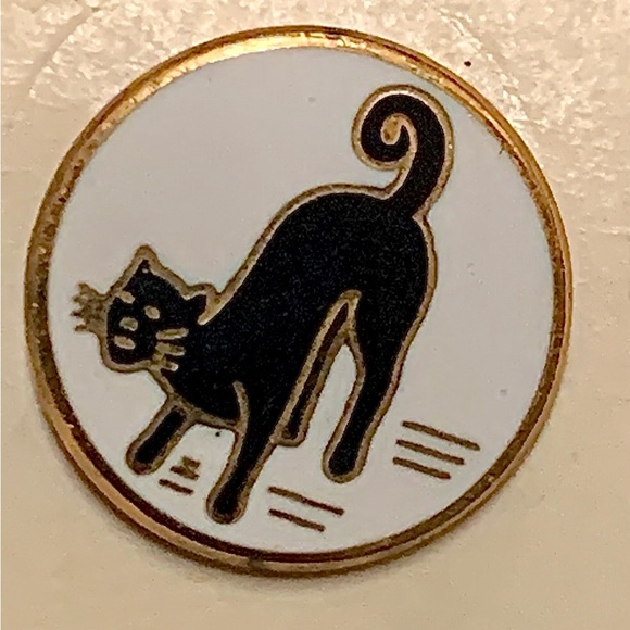 Rare Vintage STEIFF Black Cat Fraternal Order of Hoo-Hoo Germany Lapel Pin - Picture 5 of 9